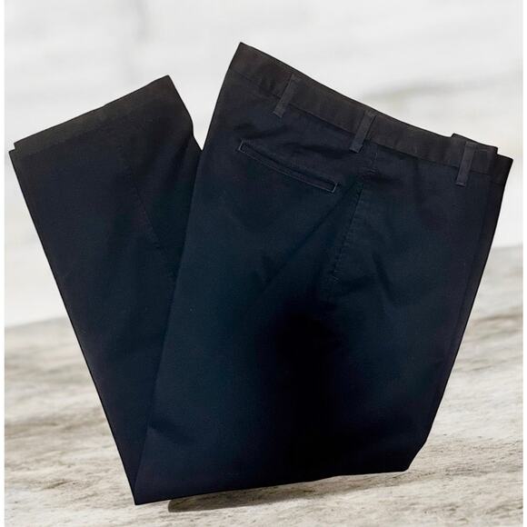 Wrangler Ultimate Khakis Mens Cotton Black Pants 38x30" Perfect Condition! - Picture 1 of 5